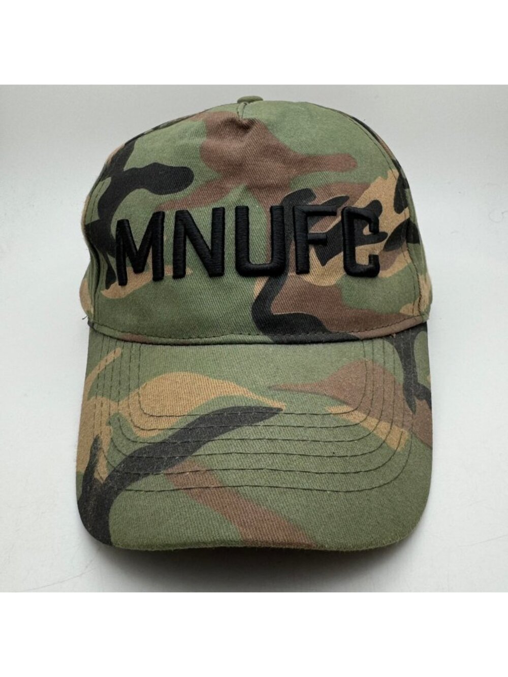 MNUFE Camouflage Baseball Cap Men's Adjustable Snapback Hat Cotton Blend